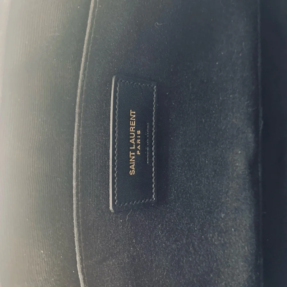 Saint Laurent Cassandre Matelasse Zip Pouch - Large Size